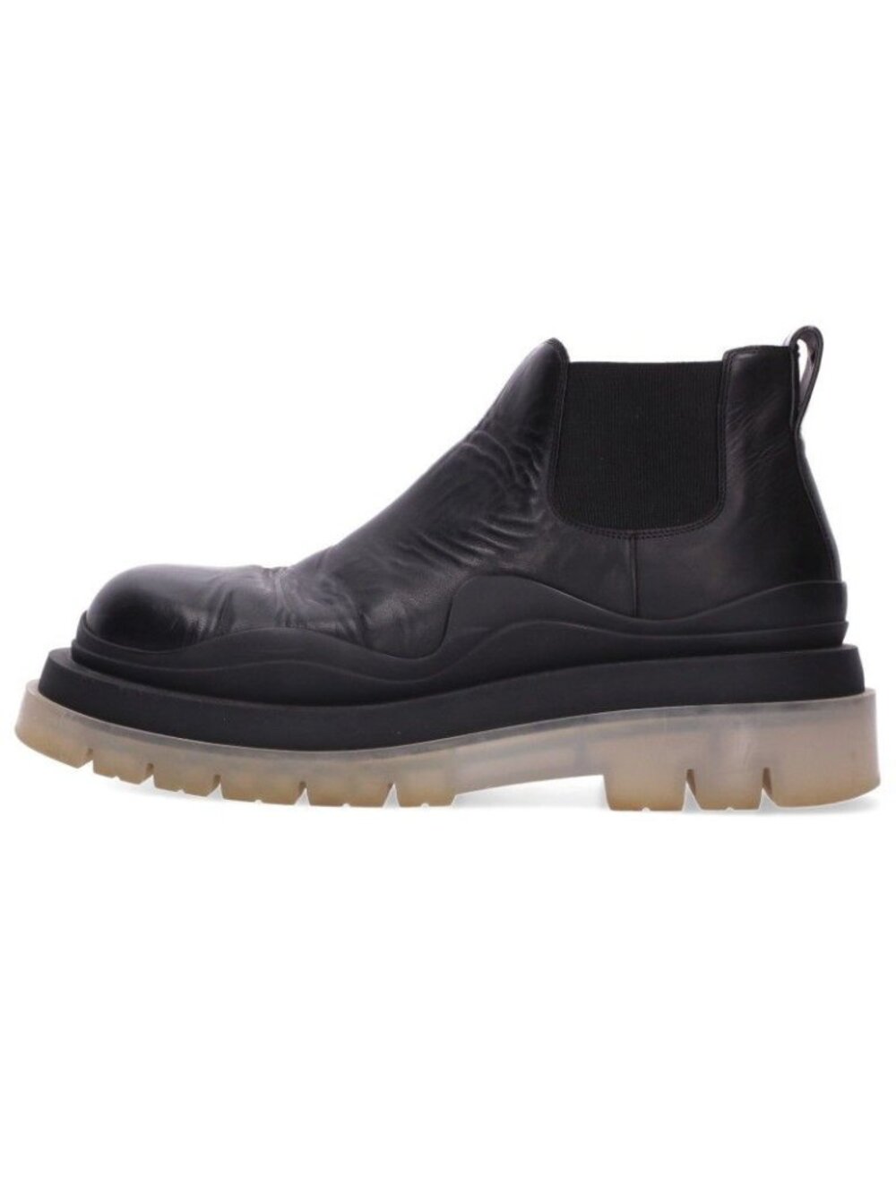 Bottega Veneta Tire Leather Chelsea Boots